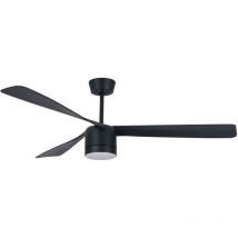 Ventilateur de plafond DC Peregrine Noir avec LED