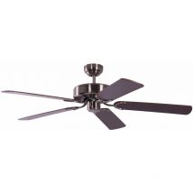 Ventilateur de plafond Potkuri Argent / Acajou
