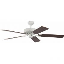 Ventilateur de plafond Potkuri Blanc / Noyer