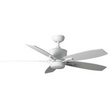 Fantasia - Ventilateur de plafond Prima Blanc 132 cm avec led