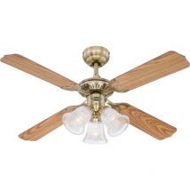 Ventilateur de plafond Princess Trio Laiton Antique