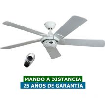 Certeo - Ventilateur de plafond Rotary Blanc 132 cm