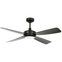 Lucci Air - Ventilateur de plafond dc Slipstream Noir avec led