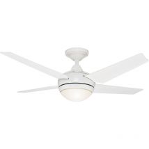 Hunter Fans - Ventilateur de plafond Sonic Blanc avec lumière