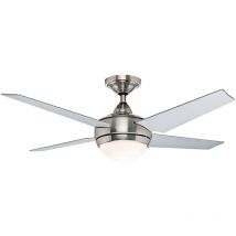Hunter Fans - Ventilateur de plafond Sonic Nickel avec lumière