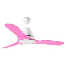 Leds-c4 - Ventilateur de plafond Tiga Rose 132 cm avec led