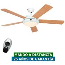 Casafan - Ventilateur de plafond avec lumière 9513258 titanium 132cm érable ou hêtre / blanc