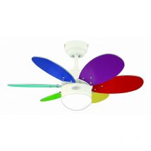 Westinghouse - Ventilateur de plafond Turbo ii Multicolore 76 cm