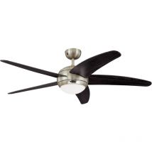 Westinghouse - Ventilateur de plafond Bendan Chrome avec lumière