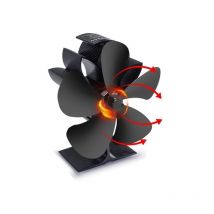 Ventilateur de poêle 5 lames Highsam Alimenté par la chaleur - Économie de carburant - Bureau