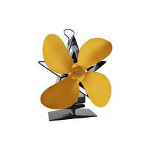 Ventilateur de poêle à Chaleur Accessoires de cheminée Ventilateurs écologiques pour poêles à Bois Ventilateur de cheminée Silencieux Répartition