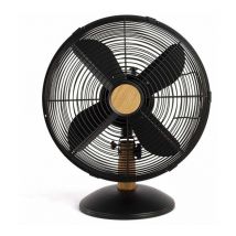 Livoo - Ventilateur de table delta import Métal 40W 3 vitesses D30cm Noir