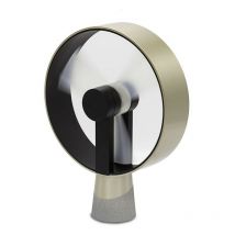 Ventilateur de table Air&me Airain Champagne 25 dB 778 M3 D21cm Jaune