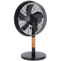 Bimar - Ventilateur de Table Brunale, Métal, Bois, Marron, Noir, 35x55x26 cm