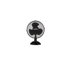 Fabrilamp - Ventilateur de table oscillant et fixe réglable Pizarro Pequeño (moteur ac 25 w, 2 vitesses), noir