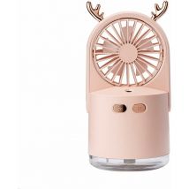 Fei Yu - Ventilateur de table puissant et silencieux, angle réglable à 360 °, ventilateur portatif, ventilateur de bureau à refroidissement