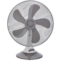 Ventilateur de Table Traversone, Plastique, Gris, 36x48x25 cm