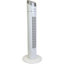 Ventilateur colone oscillant PURLINE VENTY TO 40 40W 3 vitesses H90cm Gris