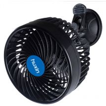 Ventilateur de voiture Rotation en continu Vitesse variable Silencieux Réglage puissant Ventilateur de refroidissement, refroidissement des