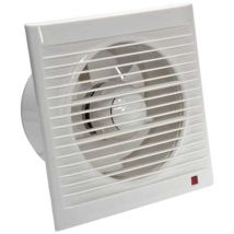 Rapanda - Ventilateur d'extraction 160 mm 15W 140m³/h avec Clapet anti-retour-- pour Salle de Bain,Cuisine,Bureau,WC,Silencieux,