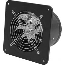 Ventilateur Extraction 50W 220V Ventilateur Extracteur Dair Silencieux Ventilation Mural en Métal pour Salle de Bain, Cuisine, Sous-sol, Garage,