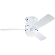 Westinghouse - Ventilateur De Plafond Halley Blanc 112 Cm Avec Lumière
