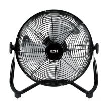 EDM - Ventilateur De Sol Industriel Noir Puissance: 45w Palmes: Ø30x41cm