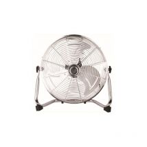 Ventilateur industriel sur pied 100W 3 vitesses avec moteur et corps en aluminium