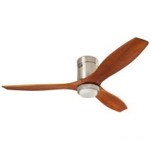 Leds-c4 - Ventilateur de plafond Stem dc Bois foncé avec led