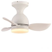 Cristalrecord - Ventilateur led Julie Blanc 20W 2000Lm ctt Dim