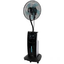 Cecotec - Ventilateur nébuliseur EnergySilence 590 FreshEssence. 90 w, 5 pales, Diamètre 40 cm, Moteur en cuivre, 3 Vitesses, Oscillation 790