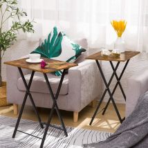 Klapptisch, TV-Tablett, Snack-Tablett, tragbarer Tisch, Laptop-Esstisch für Wohnzimmer, kleiner Raum, Schlafzimmer, 1 Stück