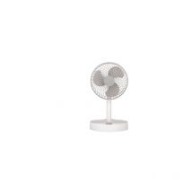 Fabrilamp - Ventilateur portable sans fil Jericho dc, rechargeable par usb (5 w, 3 vitesses), blanc et gris