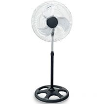 Homepluss - Ventilateur sur pied 70W 3 vitesses D45cm abs Noir