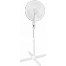 Ventilateur sur pied Extel Easymate RD-40 50W 3 vitesses D40cm Blanc