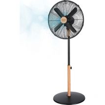 Cecotec - Ventilateur sur pied EnergySilence 600 Woodstyle 50W 3 vitesses D40cm