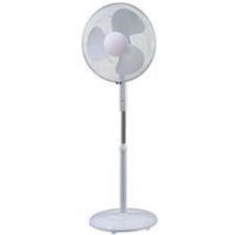 Syntesy - Ventilateur sur pied oscillant a' base ronde a' 3 vitesses avec tige re'glable 45W bureau a' domicile