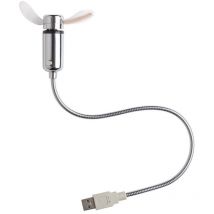 Ventilateur usb Clock La Chaise Longue Argent