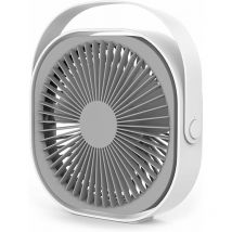 Fei Yu - Ventilateur usb, Ventilateur de Bureau usb Portable, Rotation 360 ° Ventilateur de Table Silencieux Réglable à 3 Vitesses, Ventilateur de