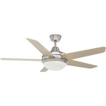 EXO - Ventilateur vento led smd 17W 1700lm(1020lm) CRI80 3000K Bois de hêtre