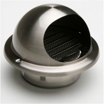 Ventilation Grille Encastrée Coupe Inox Ø97-111mm