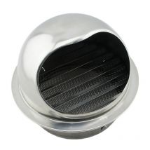 Bluedeer - 10 pièces Ventilation Grille Grille d'aération ronde en acier inoxydable 304 - Rond Grille de Ventilation pour pot d'échappement de mur