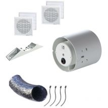 Vortice - Ventilation kit Inline fan with mounting kit mgk 100