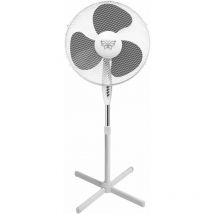 Ventilatore a Piantana allungabile 3 pale 3 velocità Butterfly Grey
