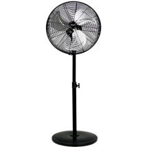 Bastilipo - Ventilatore Da Pavimento Industriale Da 45 Cm, 3 Velocità, Testa Oscillante, 90 W, Nero, Modello Tarifa