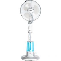 Ventilatore a piantana con nebulizzatore e telecomando, 75 w
