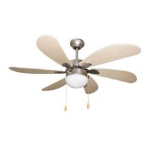 Ventilatore a Soffitto con Luce Lampada Lampadario Elettrico Regolatore Velocita