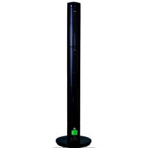 Symphony - Ventilatore a torre Brisa 3 Nero - 25W - 3 turbine 750m3h/h - Nero Glaziar