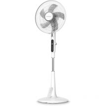 Dardaruga - Ventilatore ad Altezza Regolabile bianco Digitale Silenzioso