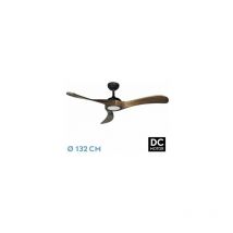 Ventilatore Castelo dc 18W Nero/Rovere 3 Pale